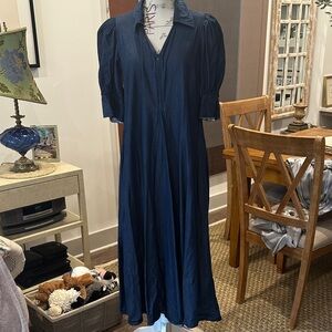 Chic Light Jean Navy Dress